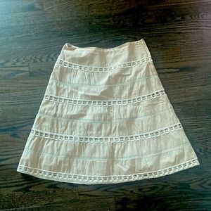 Talbots beige skirt